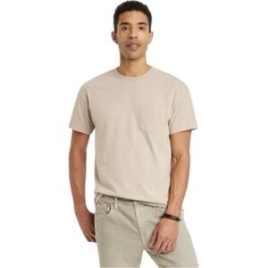 Goodfellow & Co Men's Heavyweight Short Sleeve T-Shirt Tan XL